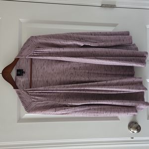 Stitich Fix purple open cardigan